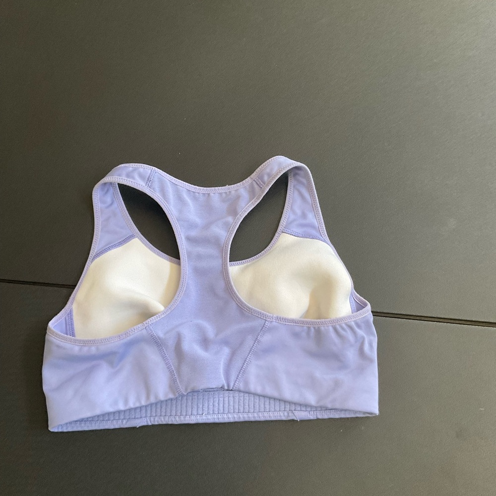 Nike Lavender and White Sports Bra